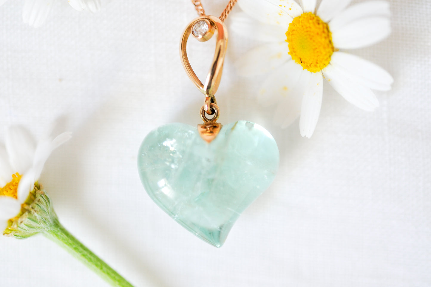 AQUAMARINE HEART